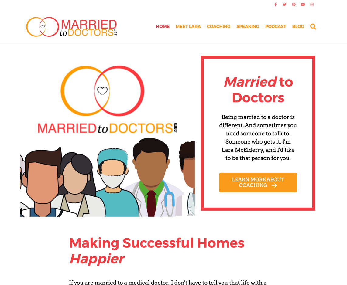 Married to Doctors home