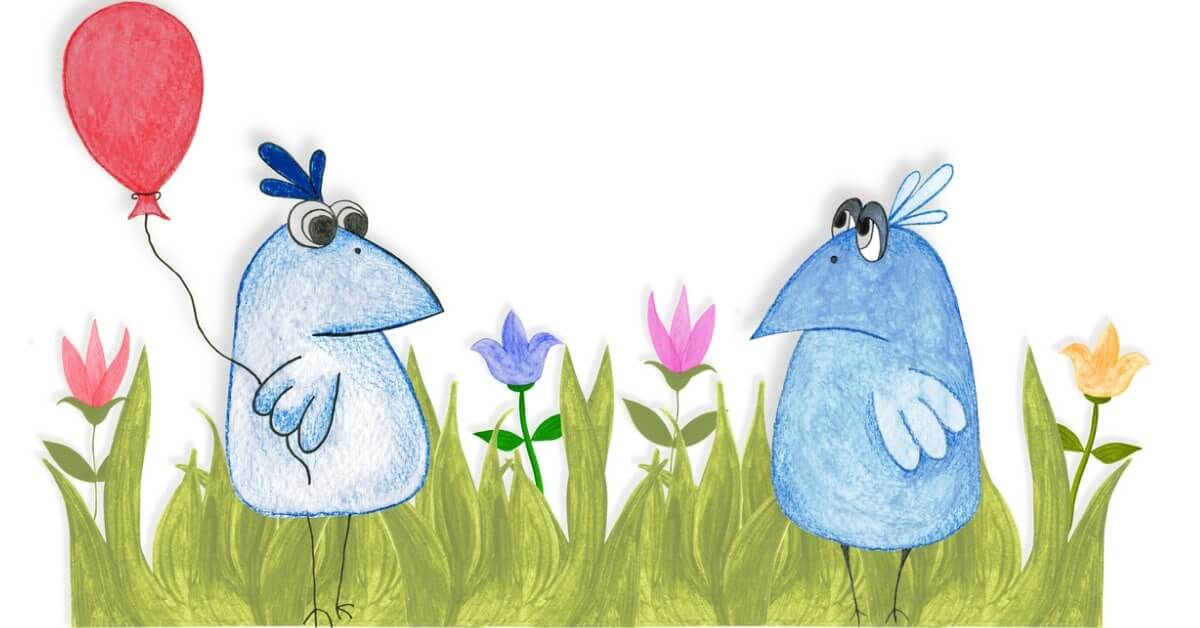 two-blue-birds-illustration-id520287828